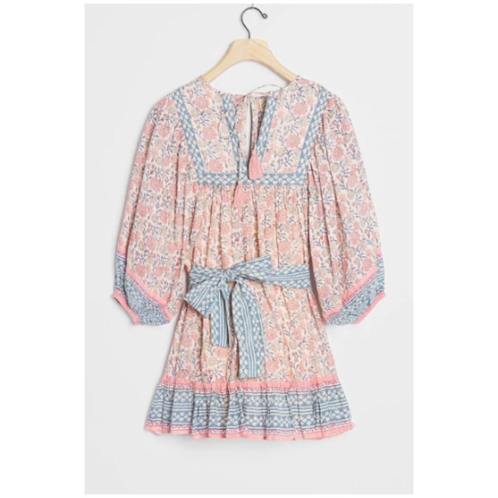 NWOT ANTHROPOLOGIE CLEOBELLA Rodriga Tasseled Mini Dress M - Picture 9 of 15